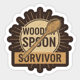 wooden-spoon-survivor Sticker